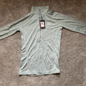 Under Armour women's 1/2 zip pullover small light green brand new with tags